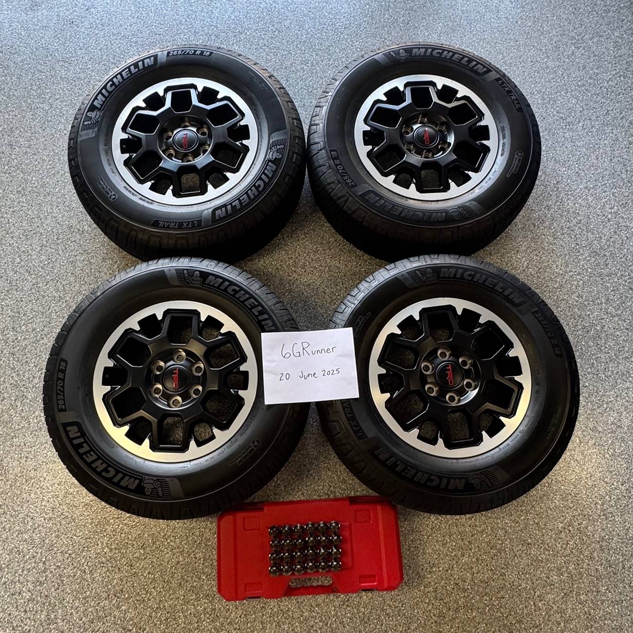 2025 4runner 6th gen WTS - 2025 4Runner TRD ORP Rims & Tires (DFW) IMG_7393