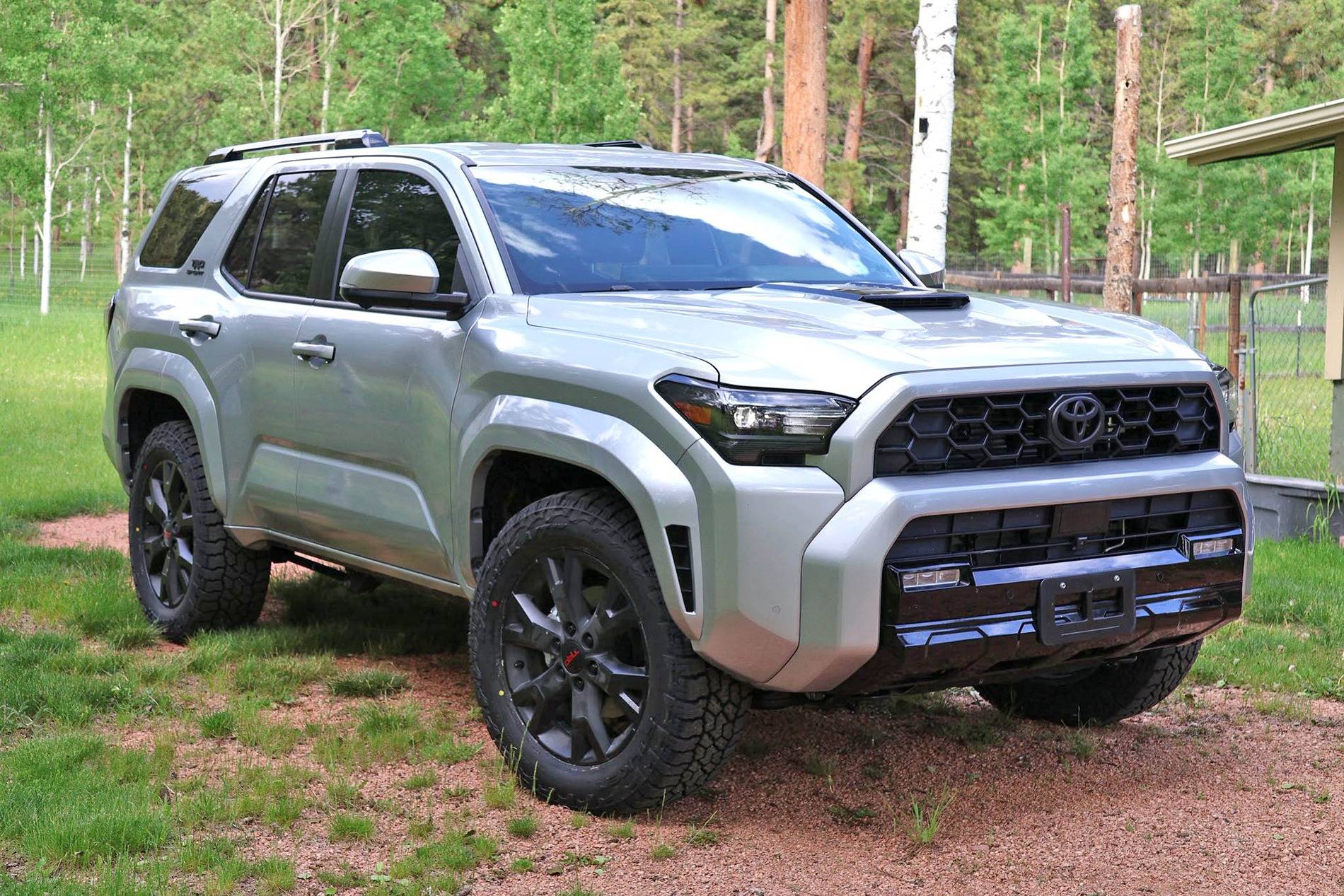 2025 4runner 6th gen 275/60/20 Wildpeak AT4 tires on stock TRD Sport wheels (powder coated black) 275:60:20 Wildpeak AT4 tires on stock TRD Sport wheels (painted black) 1