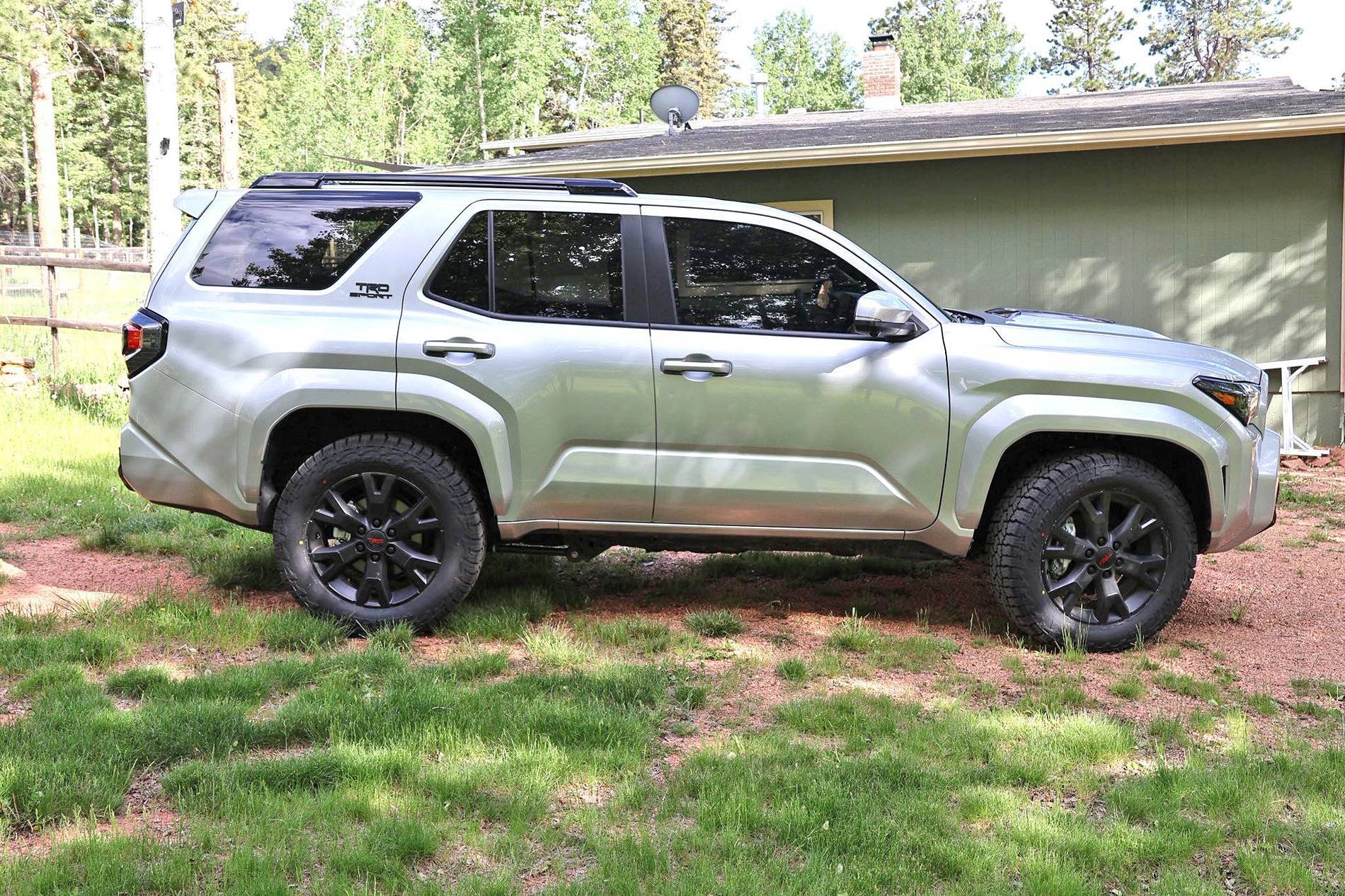 2025 4runner 6th gen CUTTING EDGE (Silver) Photos 4Runner 6th Gen (2025+) ires-on-stock-trd-sport-wheels-painted-black-2-