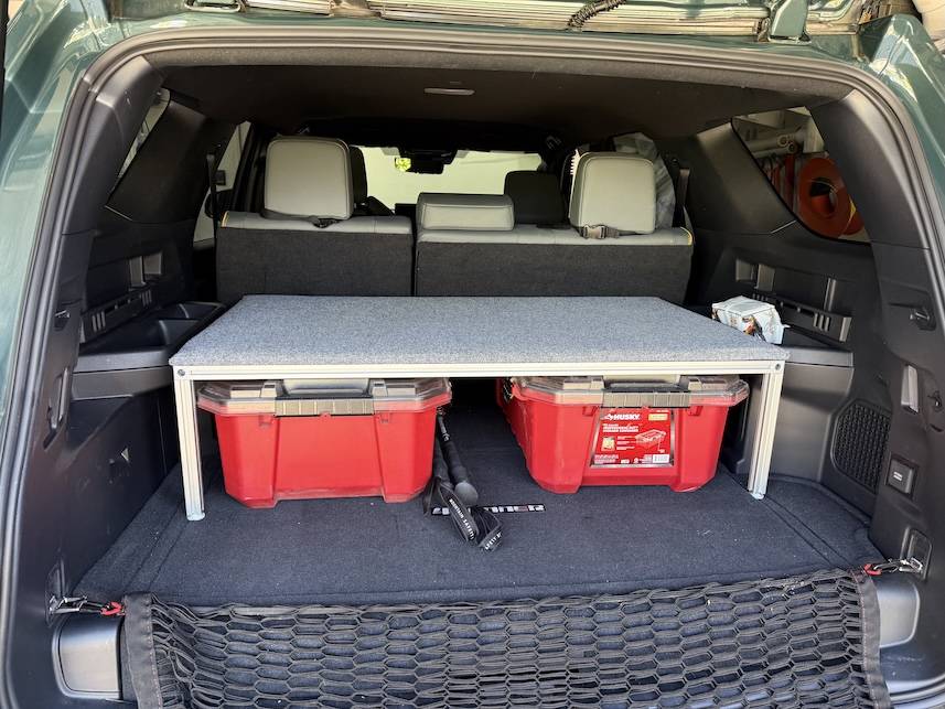 2025 4runner 6th gen DIY Cargo Drawer System and Leveling Platform for Cargo Area IMG_6745