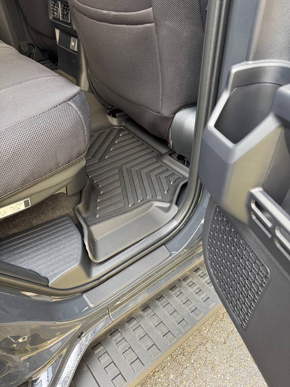 2025 4runner 6th gen Lasfit Floor Mats / Cargo Liner Mat Installed (4runner with third row) IMG_7186