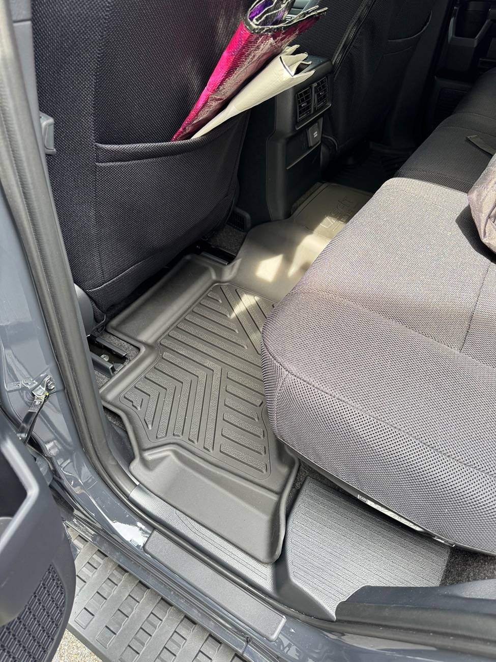 2025 4runner 6th gen Lasfit Floor Mats / Cargo Liner Mat Installed (4runner with third row) IMG_7185