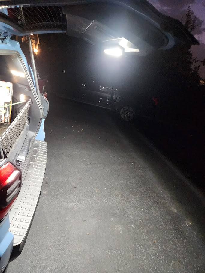 2025 Toyota 4runner Difference between LED Liftgate Light and Rear Cargo Lamp? 20250610_211957