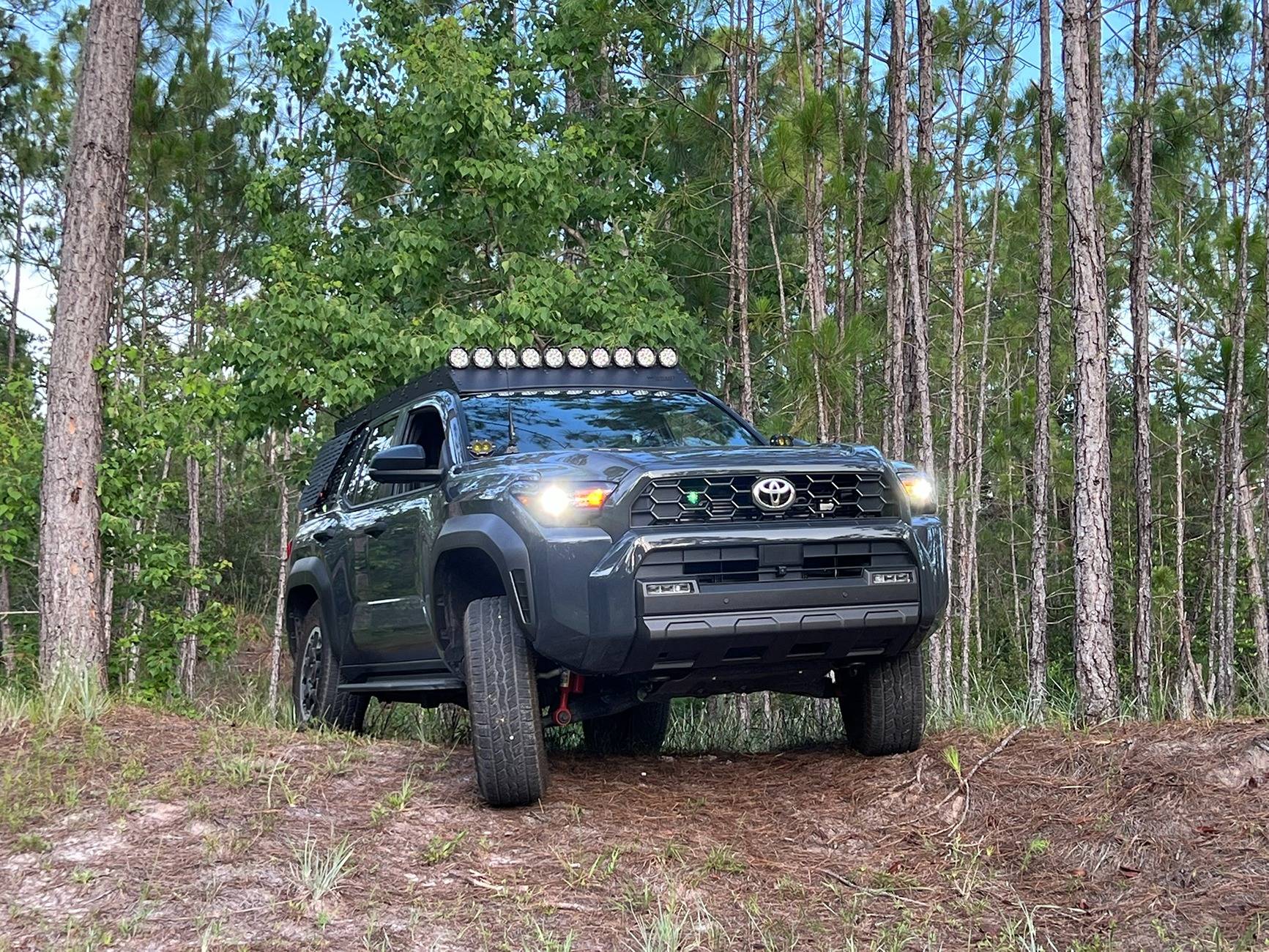 2025 4runner 6th gen ORP Underground w/ 3.5 RC lift, Westcott modular roof rack, molle panels, ditch light brackets IMG_2570.JPEG