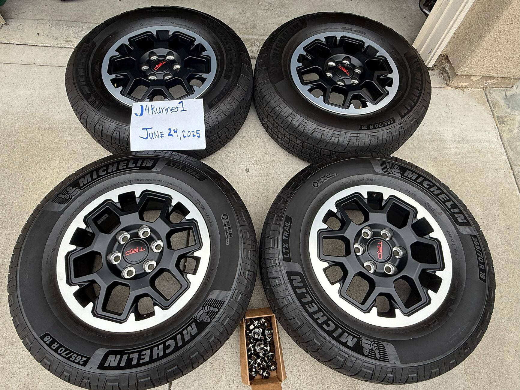 2025 4runner 6th gen OEM Wheels & Tires Takeoffs OffRoad Premium MAX - $1000 OBO tempImagewF7JPQ