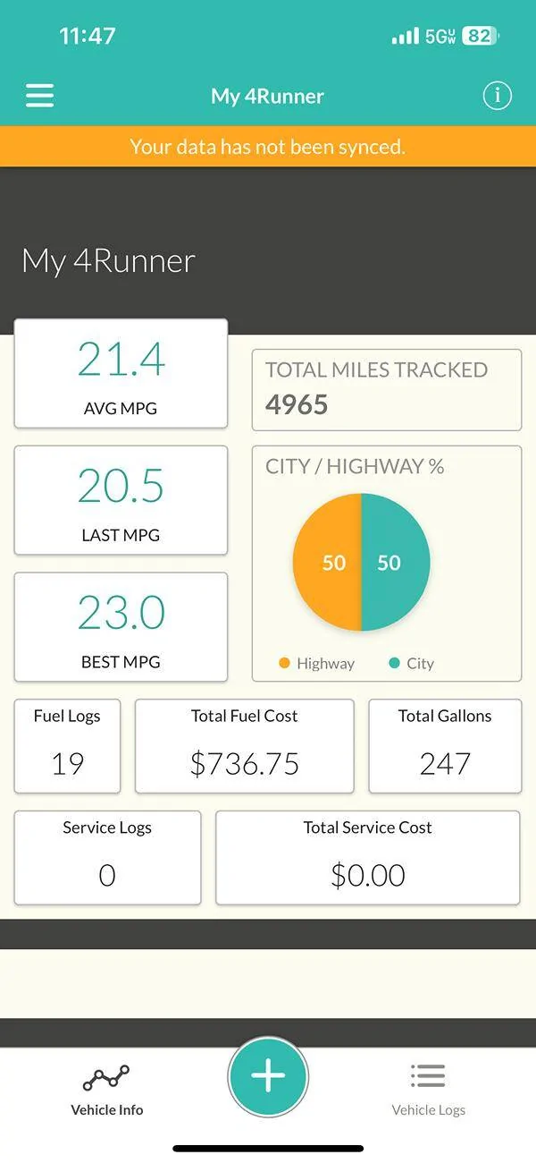 2025 4runner 6th gen Real World MPG by Owners (gas non-hybrid 4Runner) - Post Yours ⛽️ IMG_3311