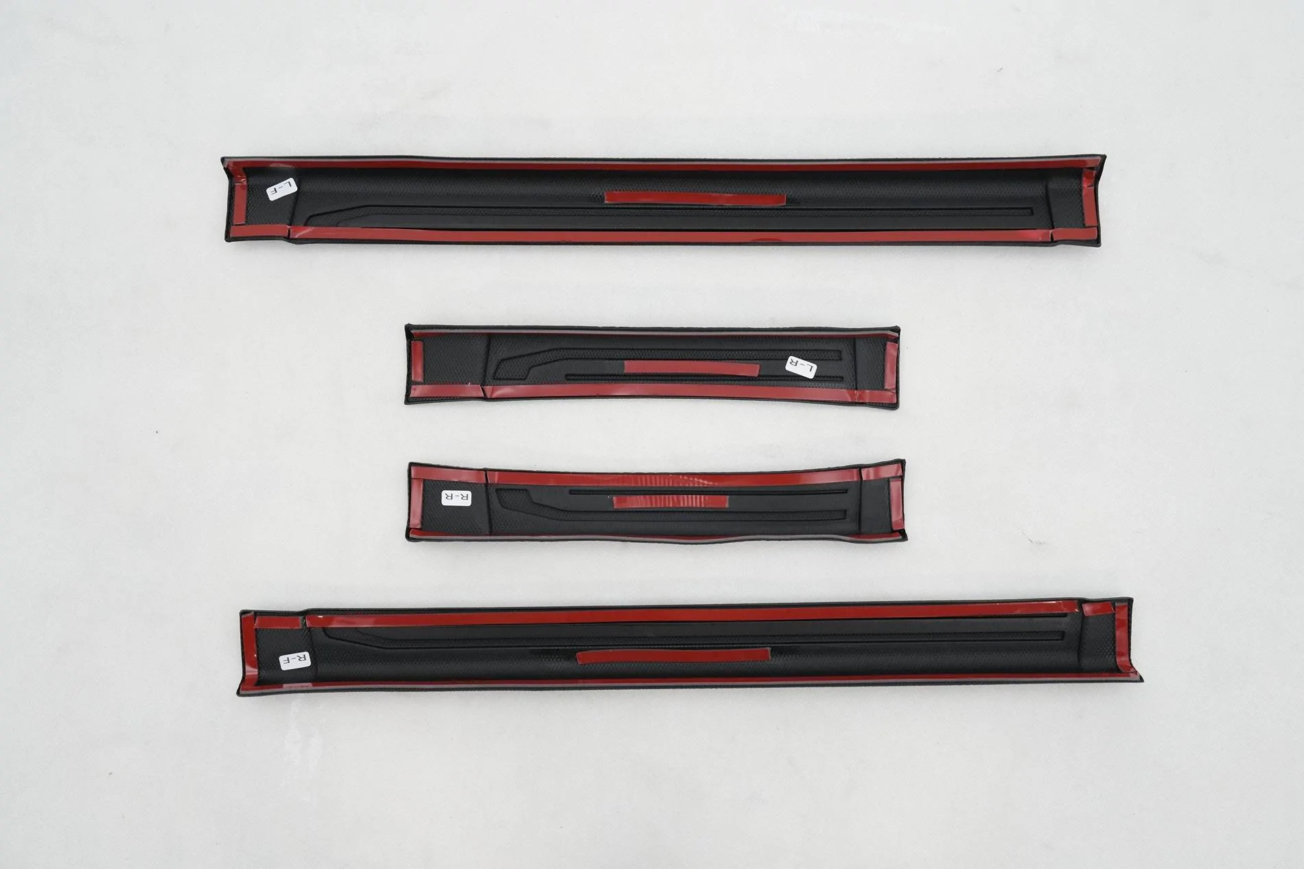 2025 4runner 6th gen 🔈🔈Zekzoop Door Sill Protector (4PCS/8PCS) Coming Now(20%OFF)❗ 25款丰田超霸5座 - 内外置门槛条（8片装）外置白底 (3)