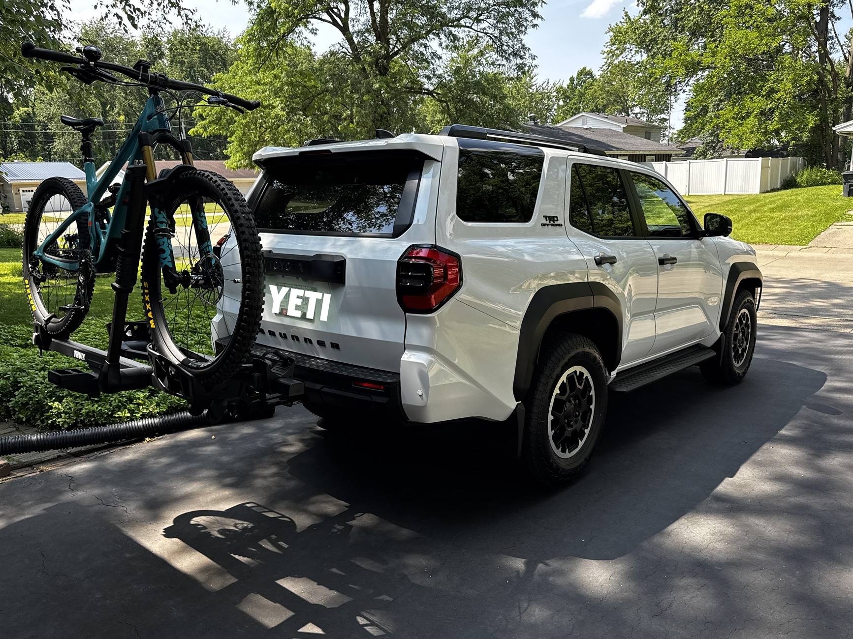 2025 Toyota 4runner Bike Rack installed on 6th gen - post your setups Yeti 4Runner.JPG