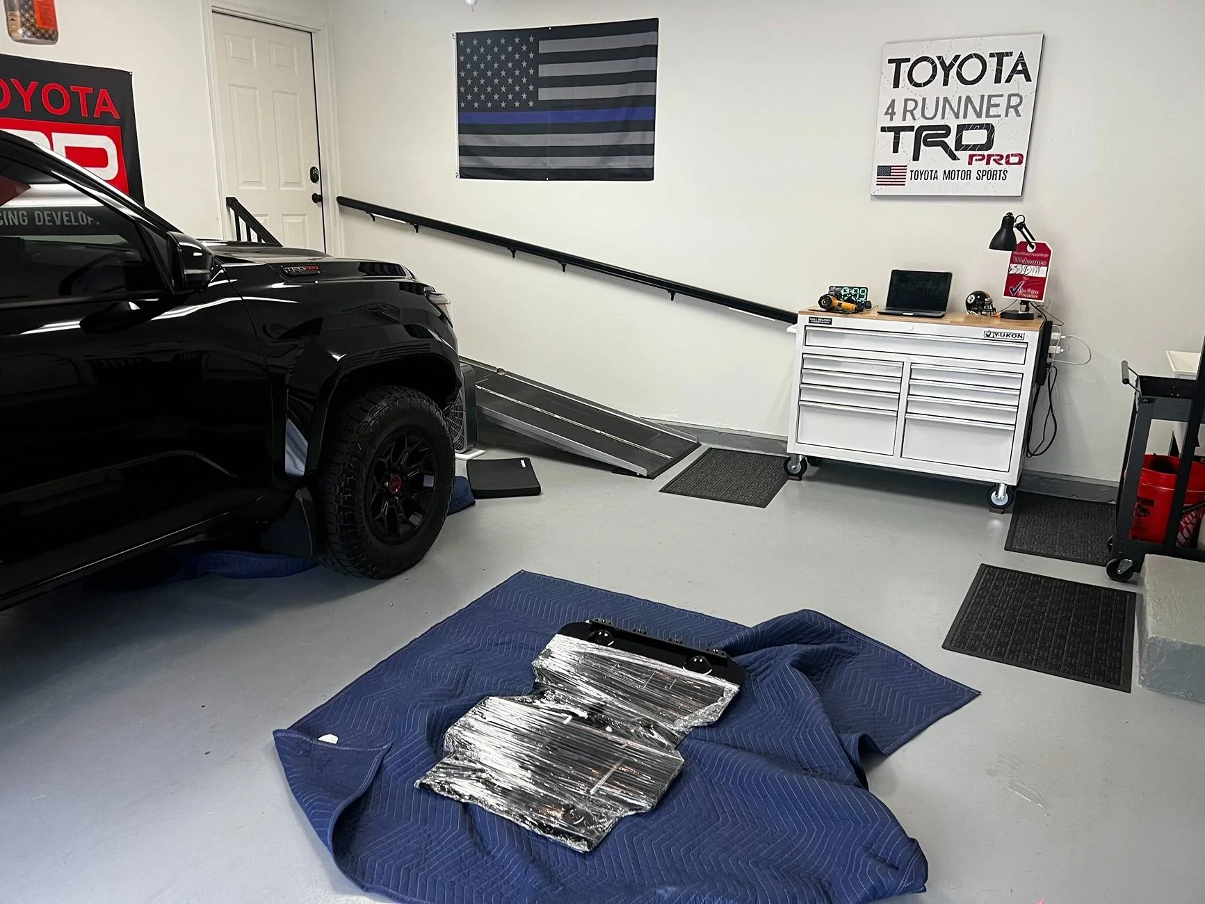 2025 4runner 6th gen Powder coated TRD PRO Skid Plate (BLACK) IMG_5217