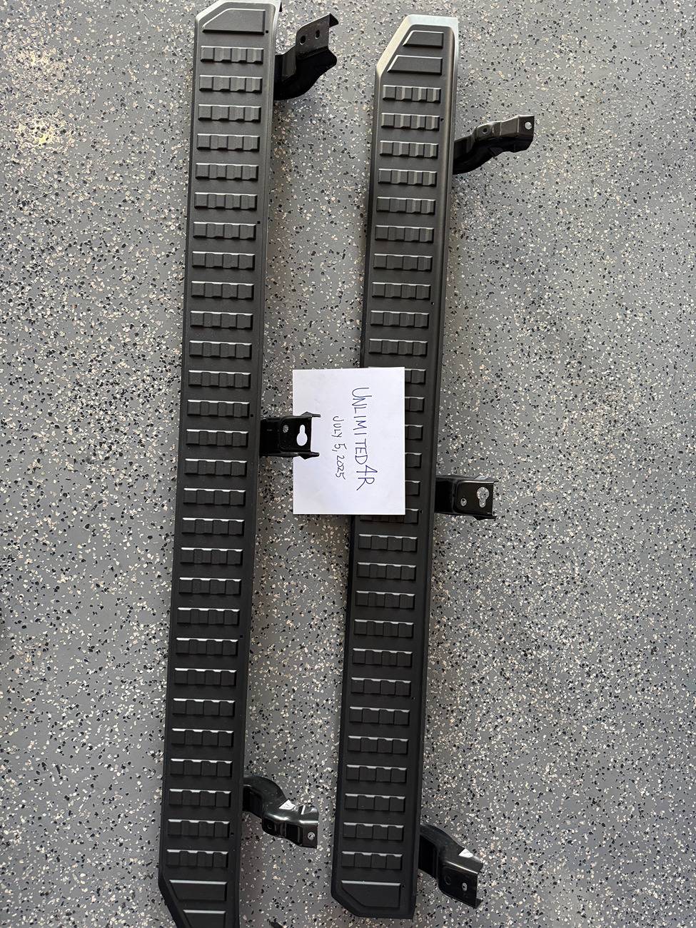 2025 4runner 6th gen For Sale: Factory Running Boards IMG_7577 side steps dated