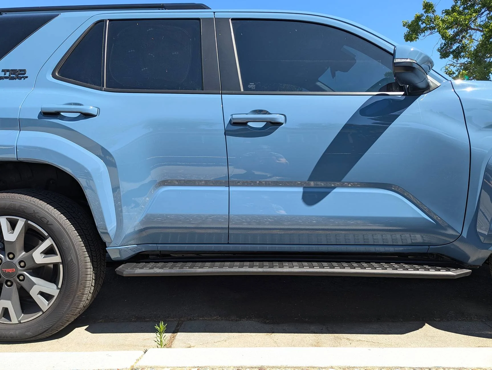 2025 4runner 6th gen Land Cruiser Running Boards - poor mans option PXL_20250706_173434109