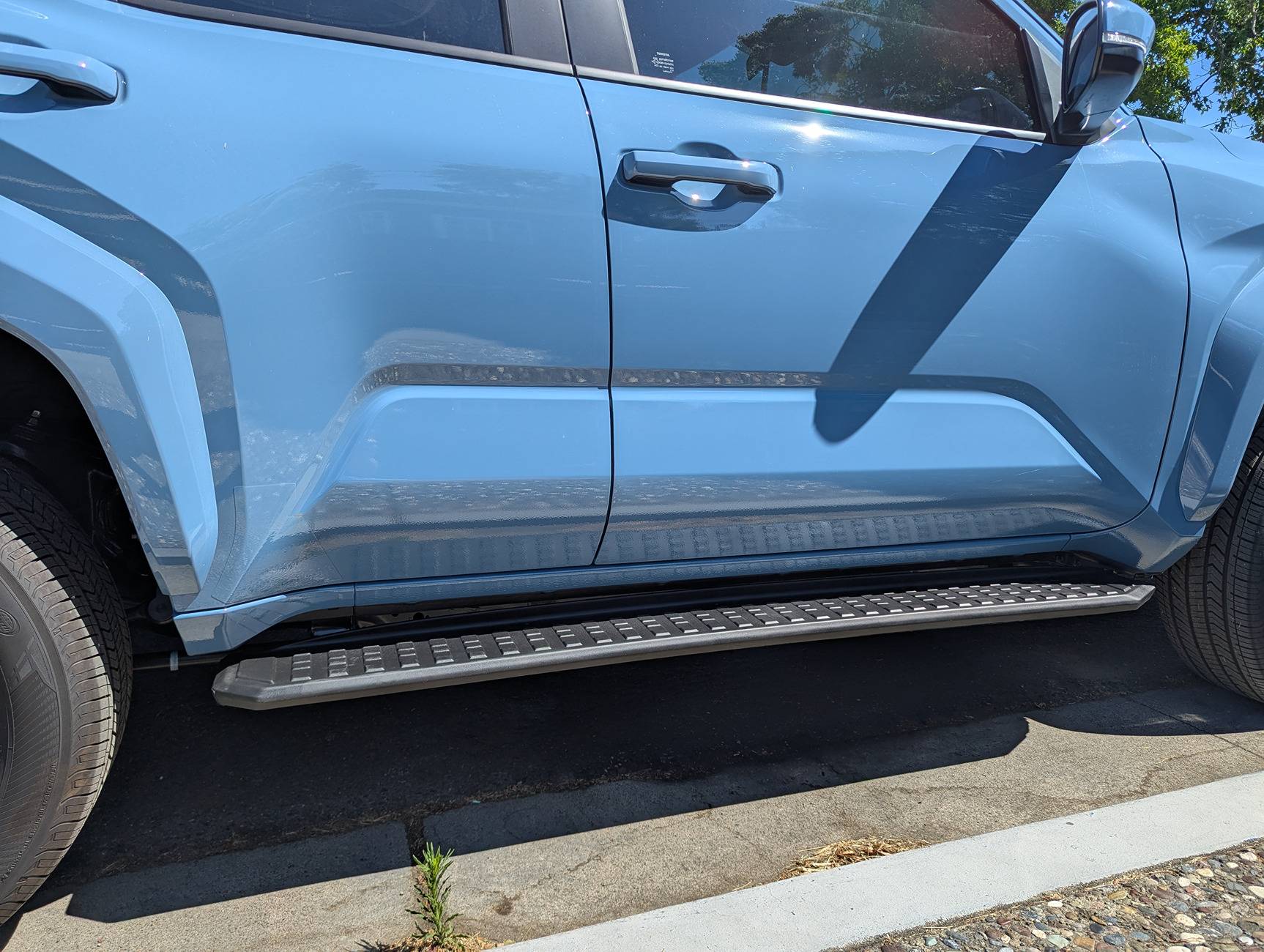 2025 4runner 6th gen Land Cruiser Running Boards - poor mans option PXL_20250706_173426789