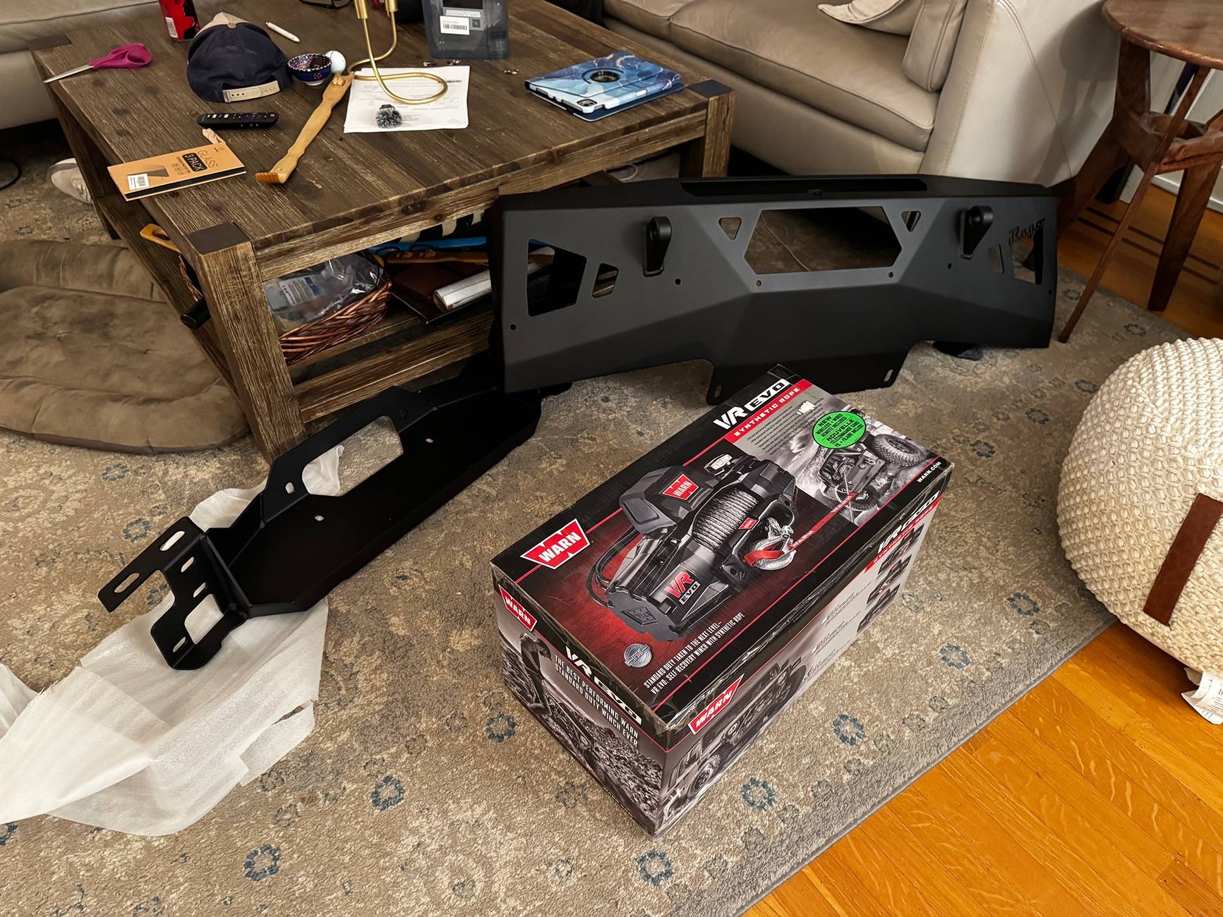 2025 4runner 6th gen RAGO CENTER MOUNT WINCH FRONT BUMPER (HYBRID INSTALL QUESTION) IMG_9600