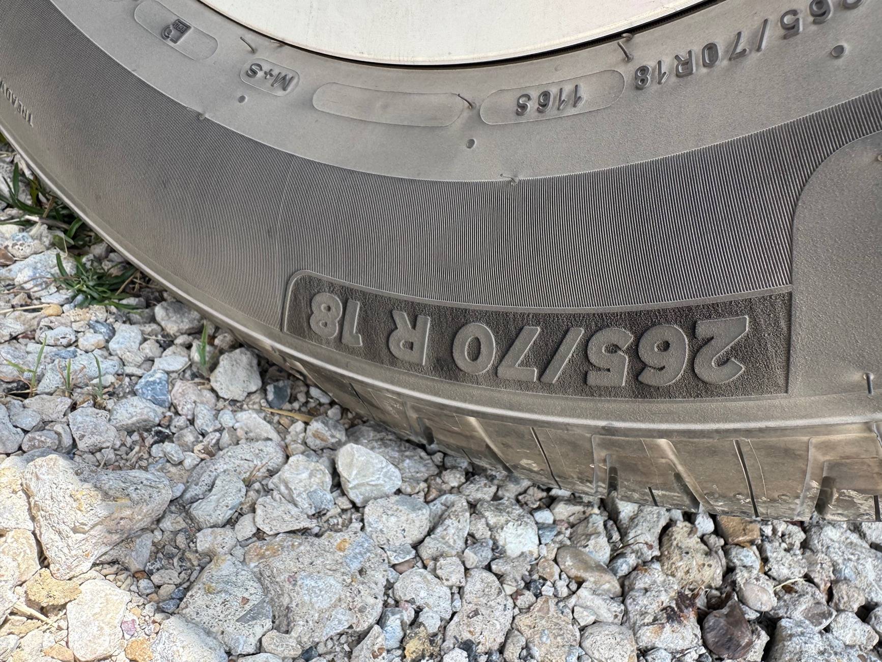 2025 4runner 6th gen TRD ORP 18” wheels and tires IMG_0152