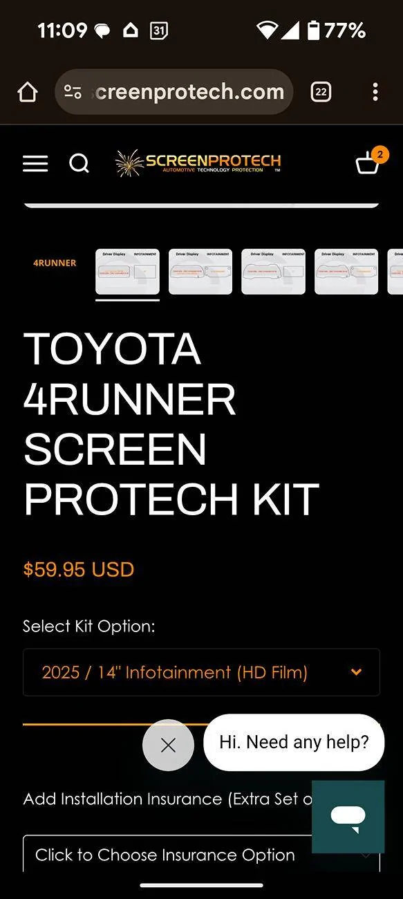 2025 4runner 6th gen 14" screen matte protector reviews? Screenshot_20250712-110903