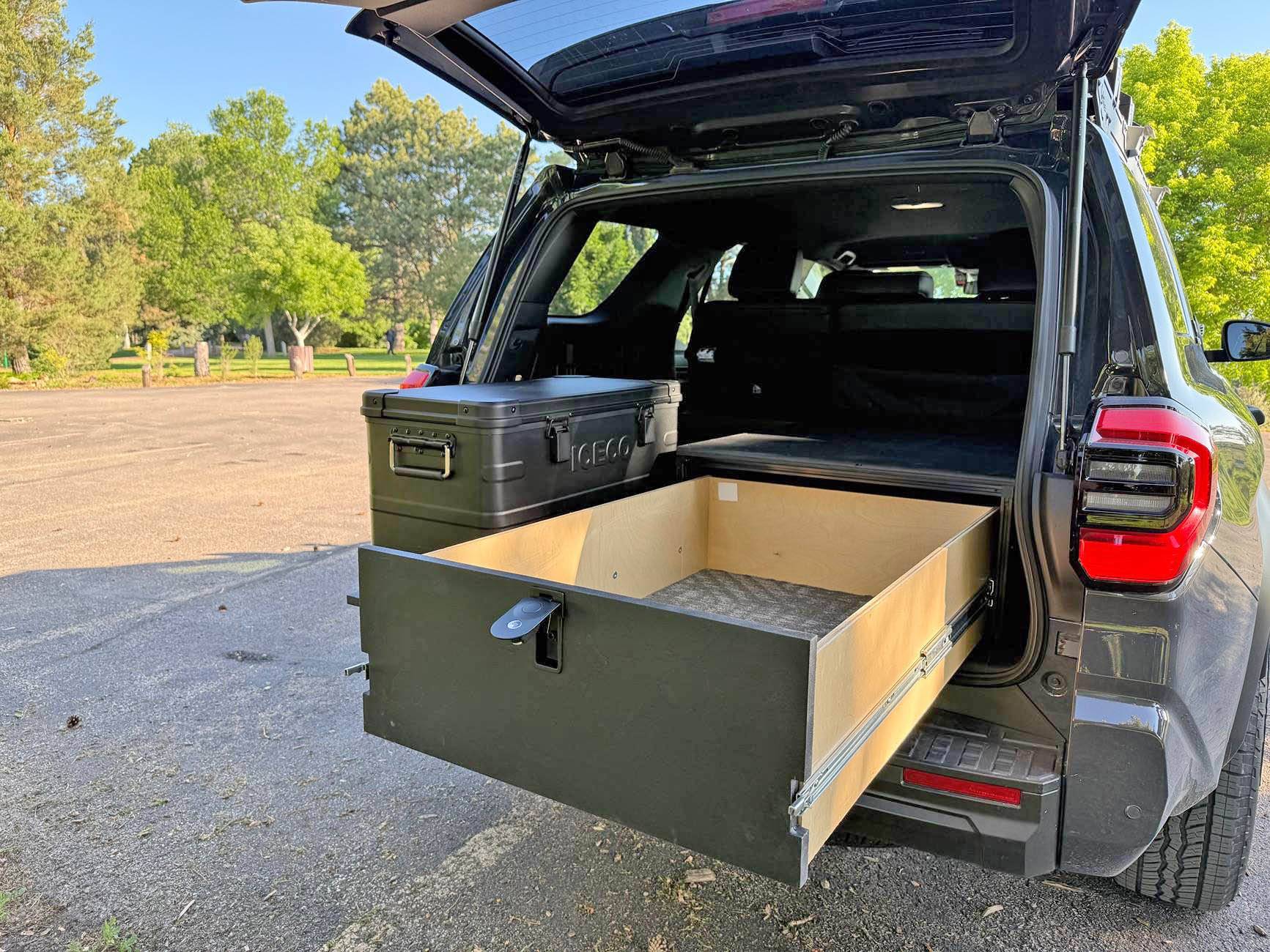 2025 4runner 6th gen DIY Cargo Drawer System and Leveling Platform for Cargo Area IMG_2628