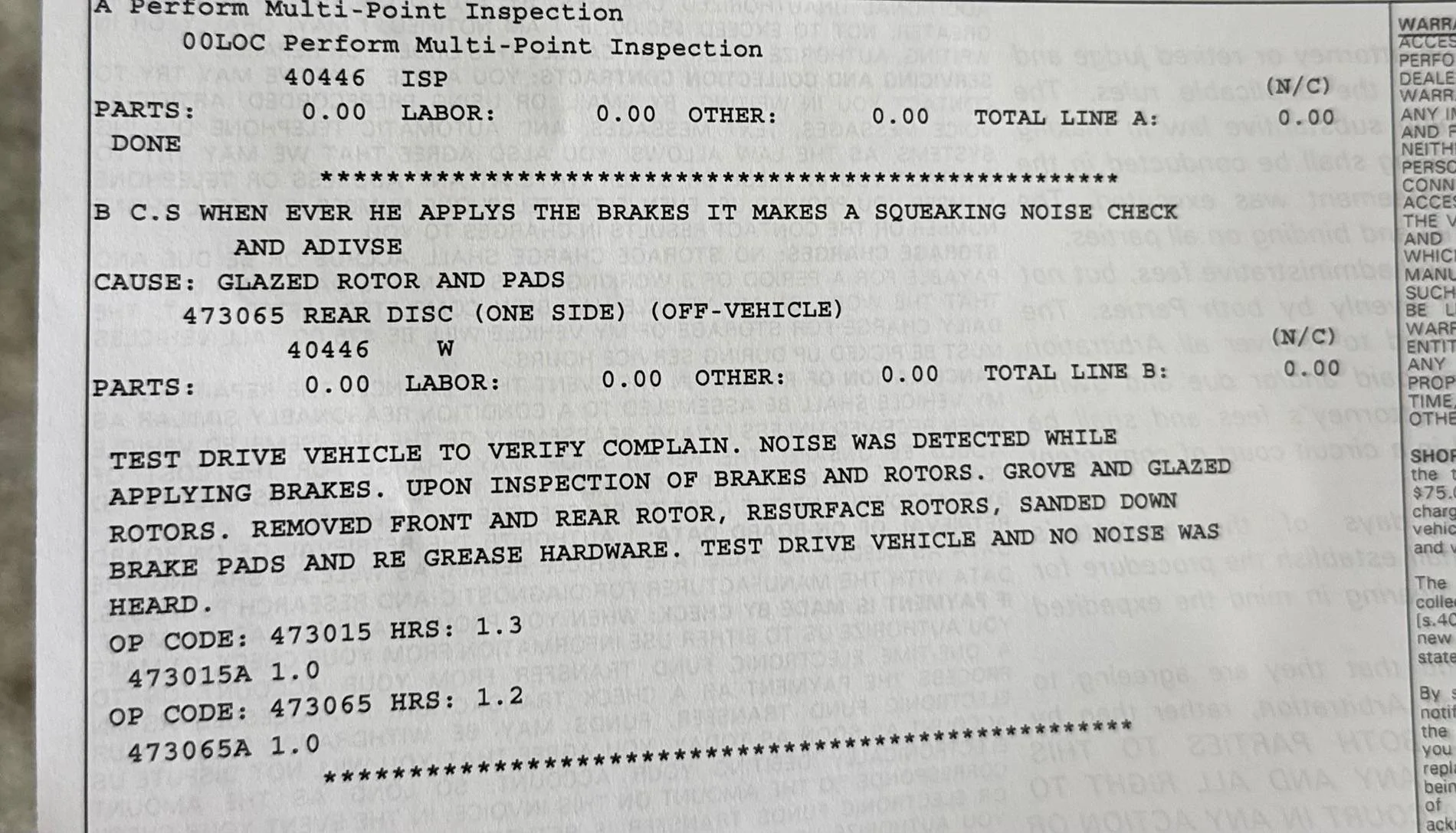 2025 4runner 6th gen Brake Squeal Poll IMG_3174