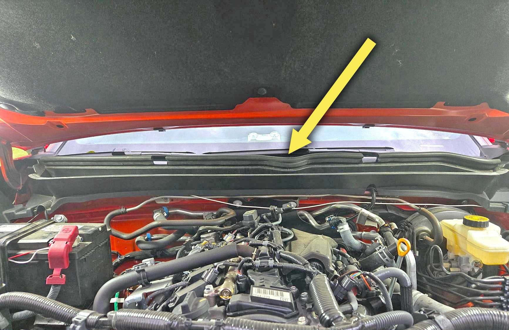 2025 4runner 6th gen Hood Vibrating / Vibration Fix Solution = Weather Stripping Rubber Trim! 4runner-hood-vibration-vibrating-fix-rubber-trim-gasket