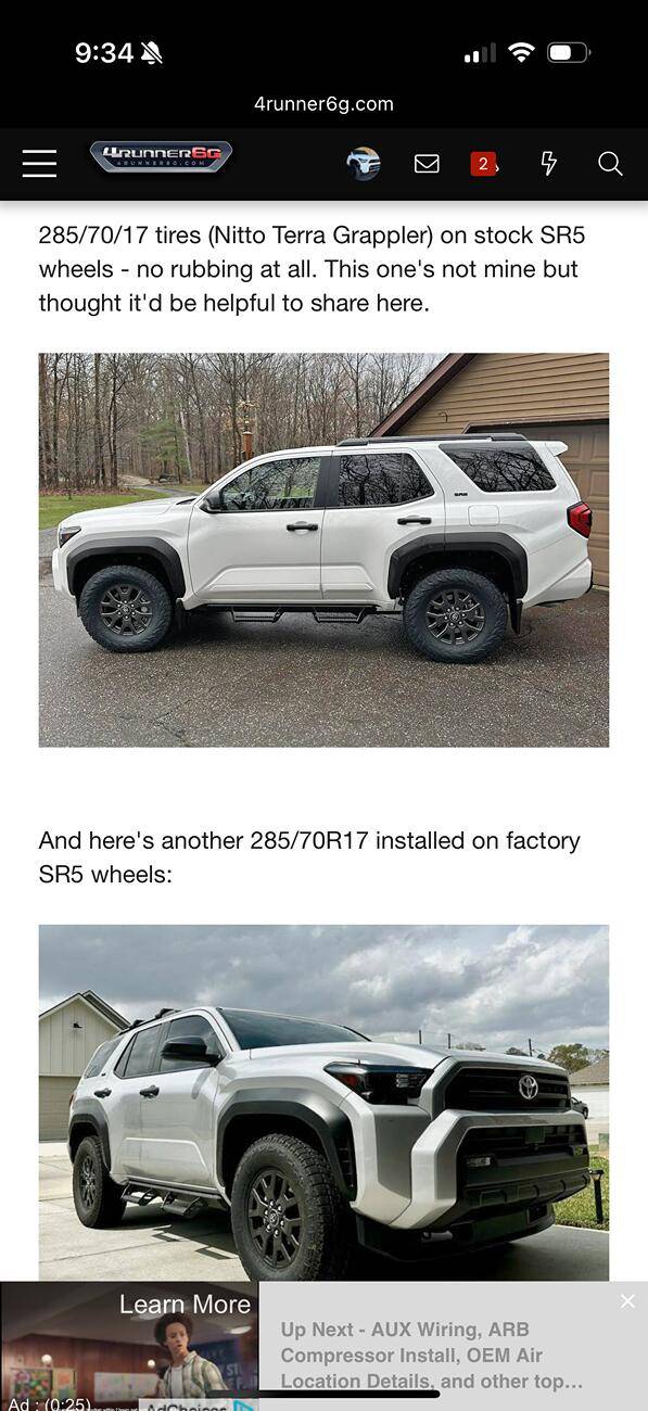 2025 4runner 6th gen 2025 TRD Pro 4Runner Wheels/Tires IMG_4787