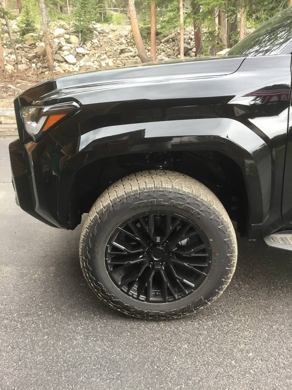 2025 4runner 6th gen Limited on Westcott Leveling 2.5” Front 1” Rear, Fuel Rebar +19 Offset, Falken Wildpeak AT4 275/60/20 SL. IMG_0355