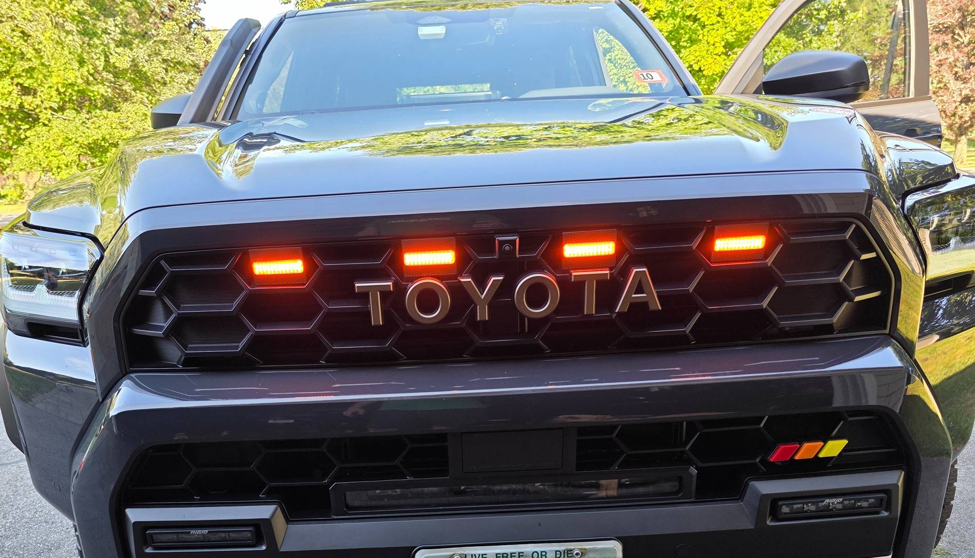 2025 4runner 6th gen Raptor Lights installed on 6th Gen 4Runner grille [DIY video added] 20250717_174931~2