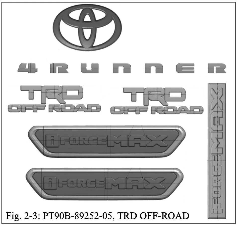 2025 4runner 6th gen Part Number for “4Runner” Emblem Overlay (for Liftgate)? 1752867176204-0z