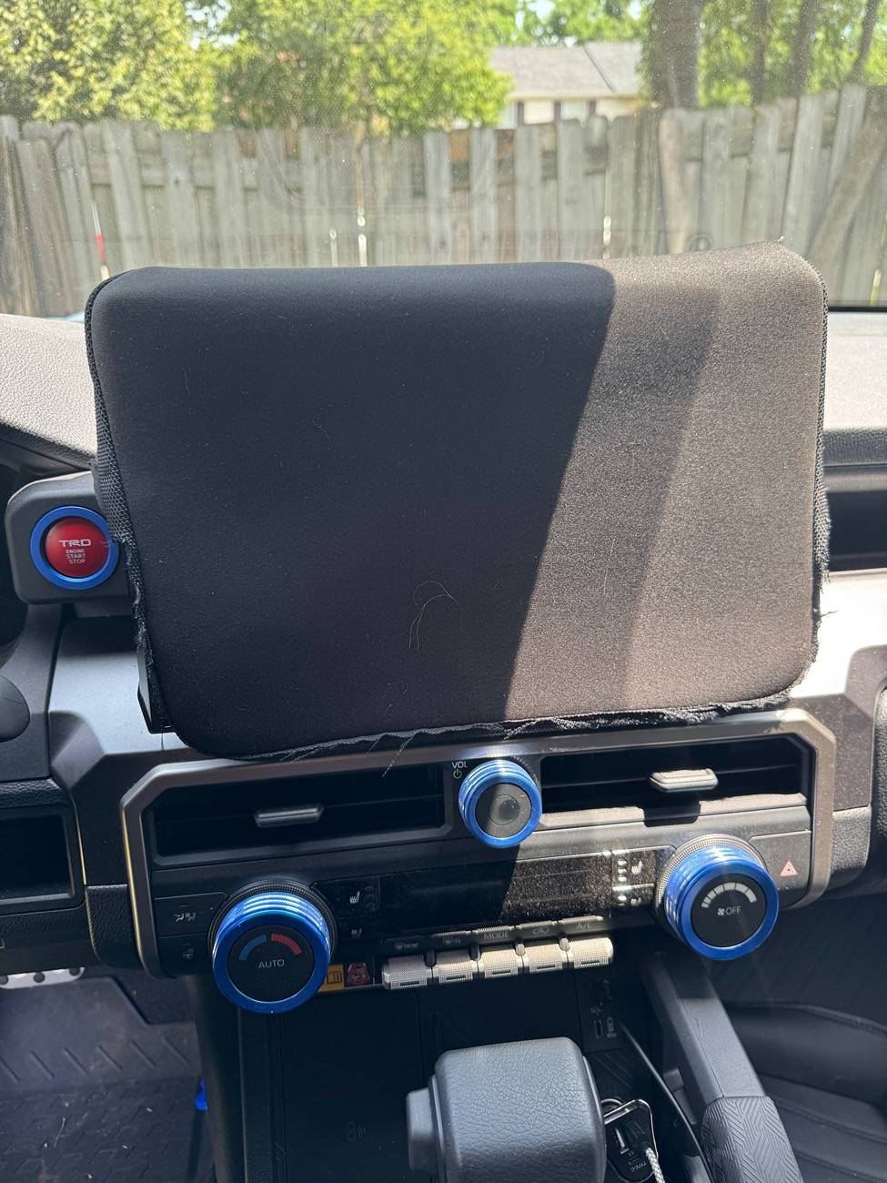2025 4runner 6th gen 14" screen heat shield cover - my DIY IMG_7748