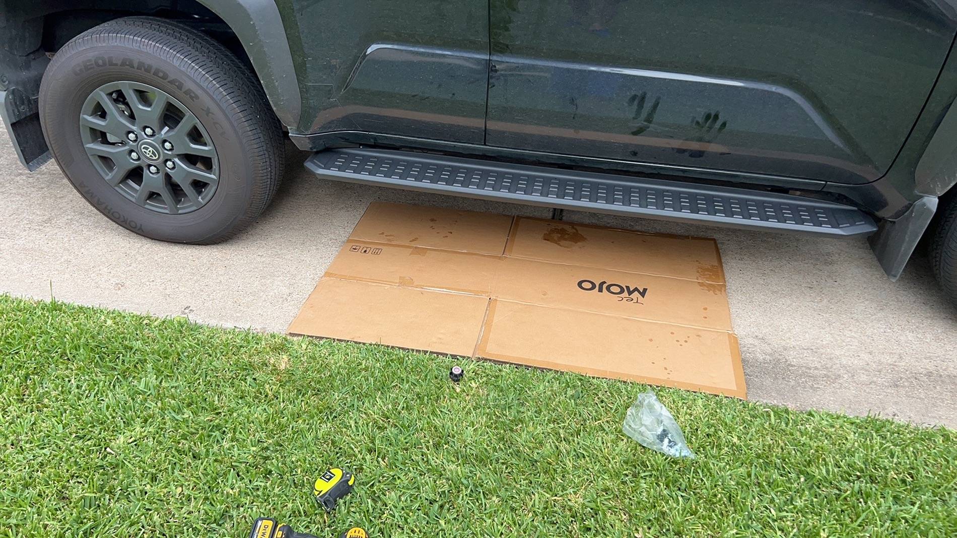 2025 4runner 6th gen Land Cruiser Running Boards - poor mans option IMG_3985
