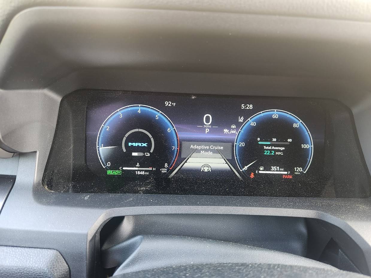 2025 Toyota 4runner Gas Gauge and Low Gas indicator Accurate? 20250720_172847