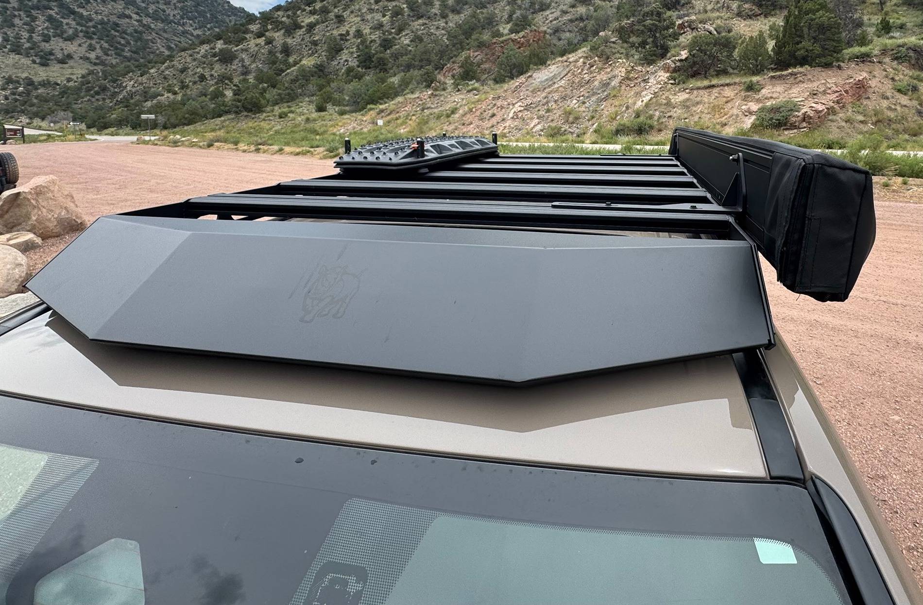 2025 4runner 6th gen Rhino Rack Reconn roof rack installed on 2024 4Runner 6th Gen TRD Pro IMG_4487