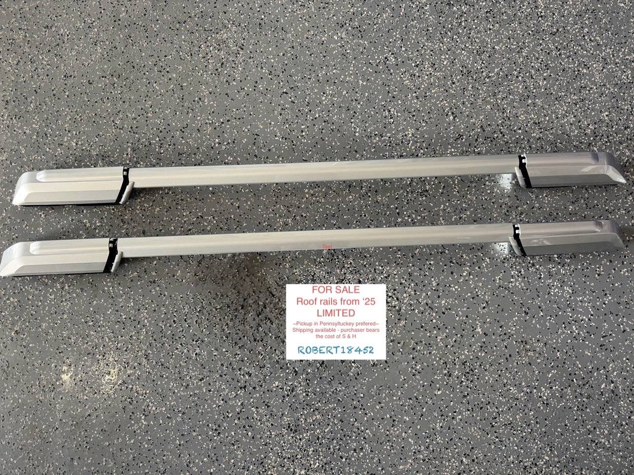 2025 4runner 6th gen OEM shiny roof rails from 2025 6th Gen Limited IMG_7580 roof rails dated (1)