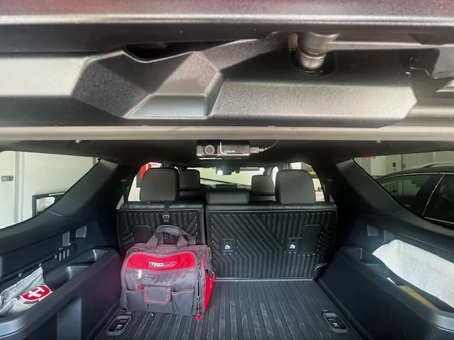 2025 4runner 6th gen Installing THINKWARE U3000 Dashcam IMG_5440
