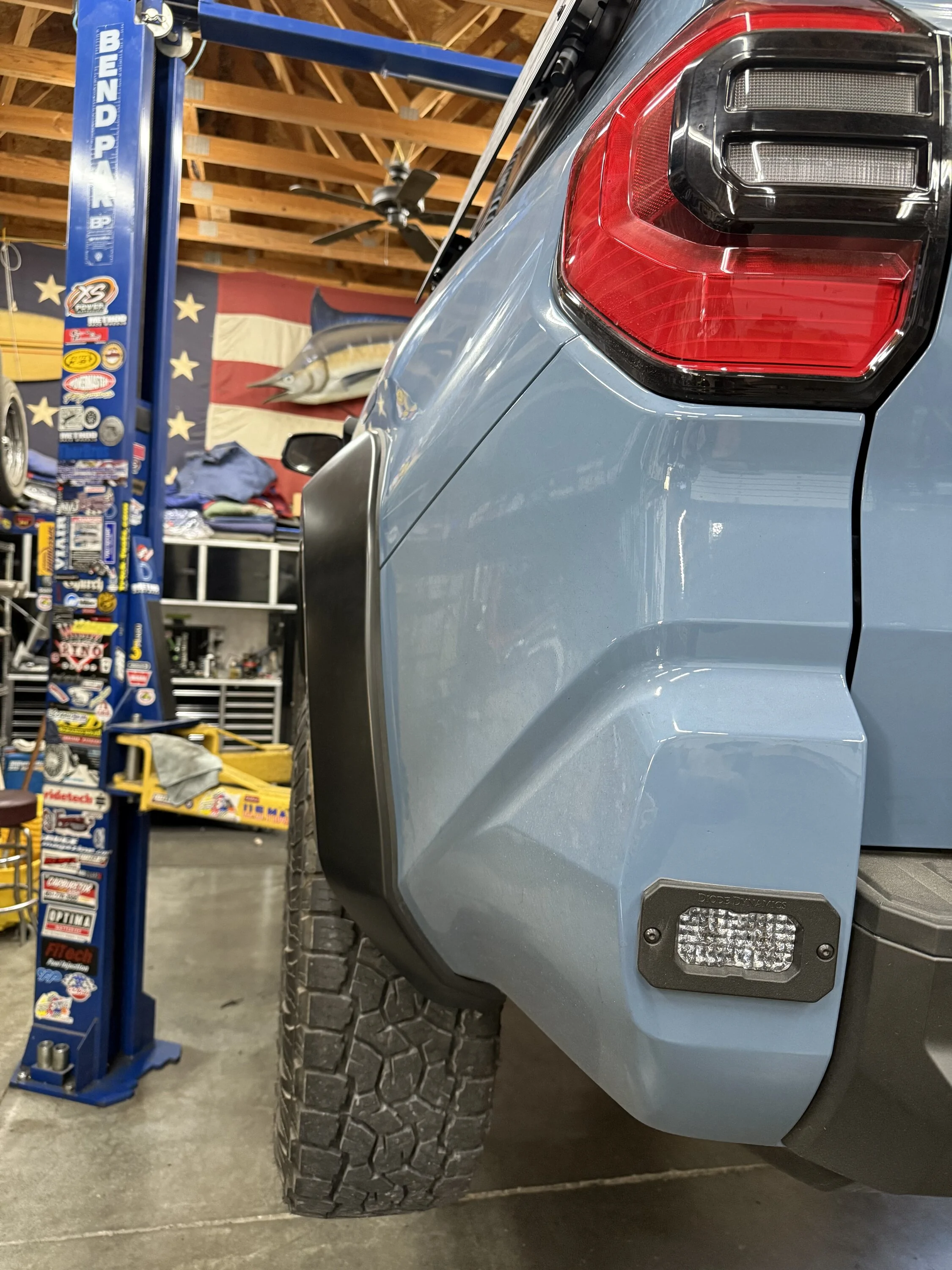 2025 4runner 6th gen Rough Country Extended Fender Flares installed IMG_9234