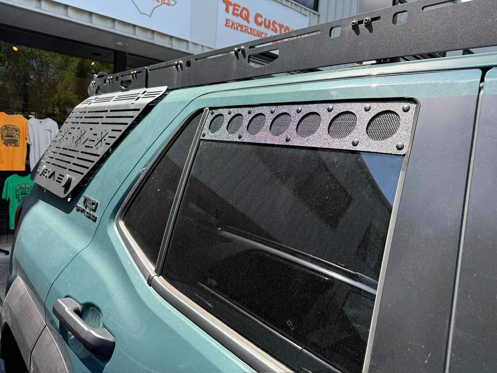 2025 Toyota 4runner TEQ Customs 25' Everest ORP Build Thread Visual Autowerks rear window vents on doors and rear hatch 2025 4runner 6th gen 4