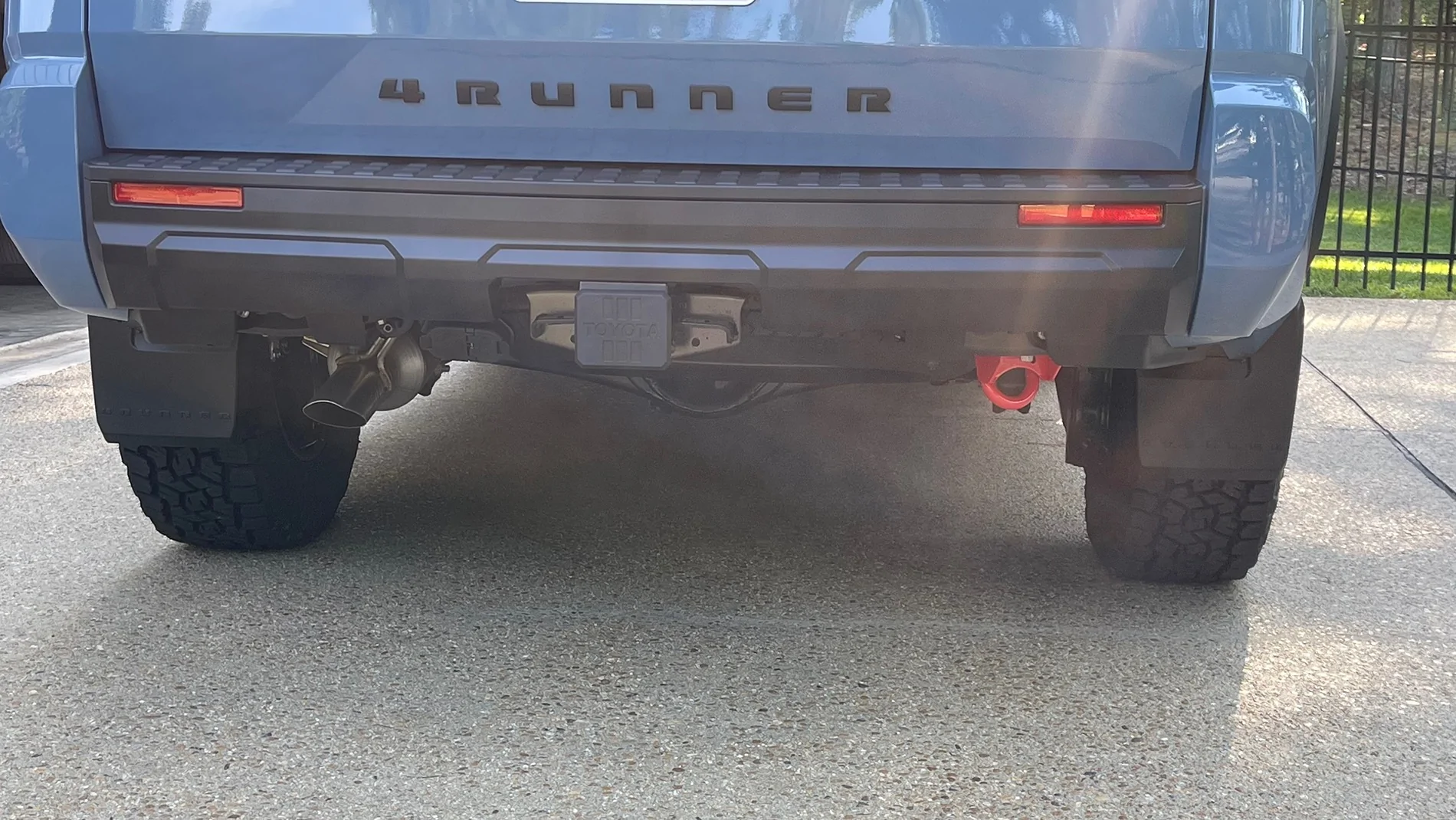 2025 4runner 6th gen A cheap way to have a RED tow hooks IMG_9124