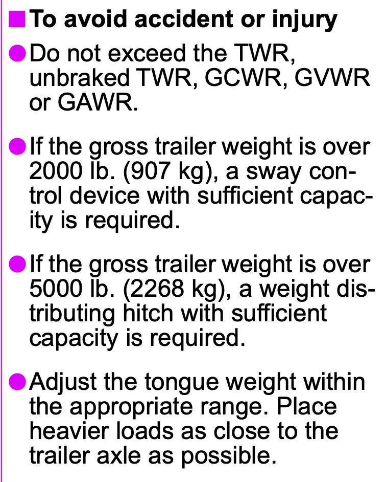 2025 4runner 6th gen Tow/tounge weight capacity clarification Screenshot 2025-08-02 at 8.07.58 AM