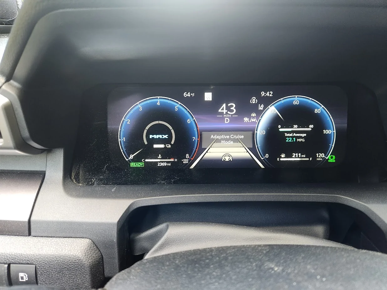 2025 4runner 6th gen Hybrid Real World MPG (iForce Max) - post your model, specs, general driving conditions, results: 20250803_094222