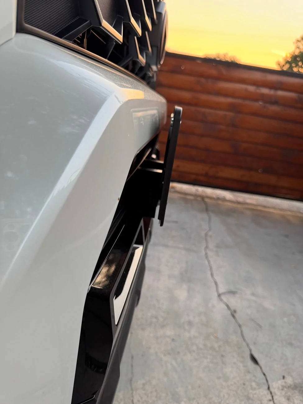 2025 4runner 6th gen Front License plate holder no-drill solution for front bumper? IMG_0105