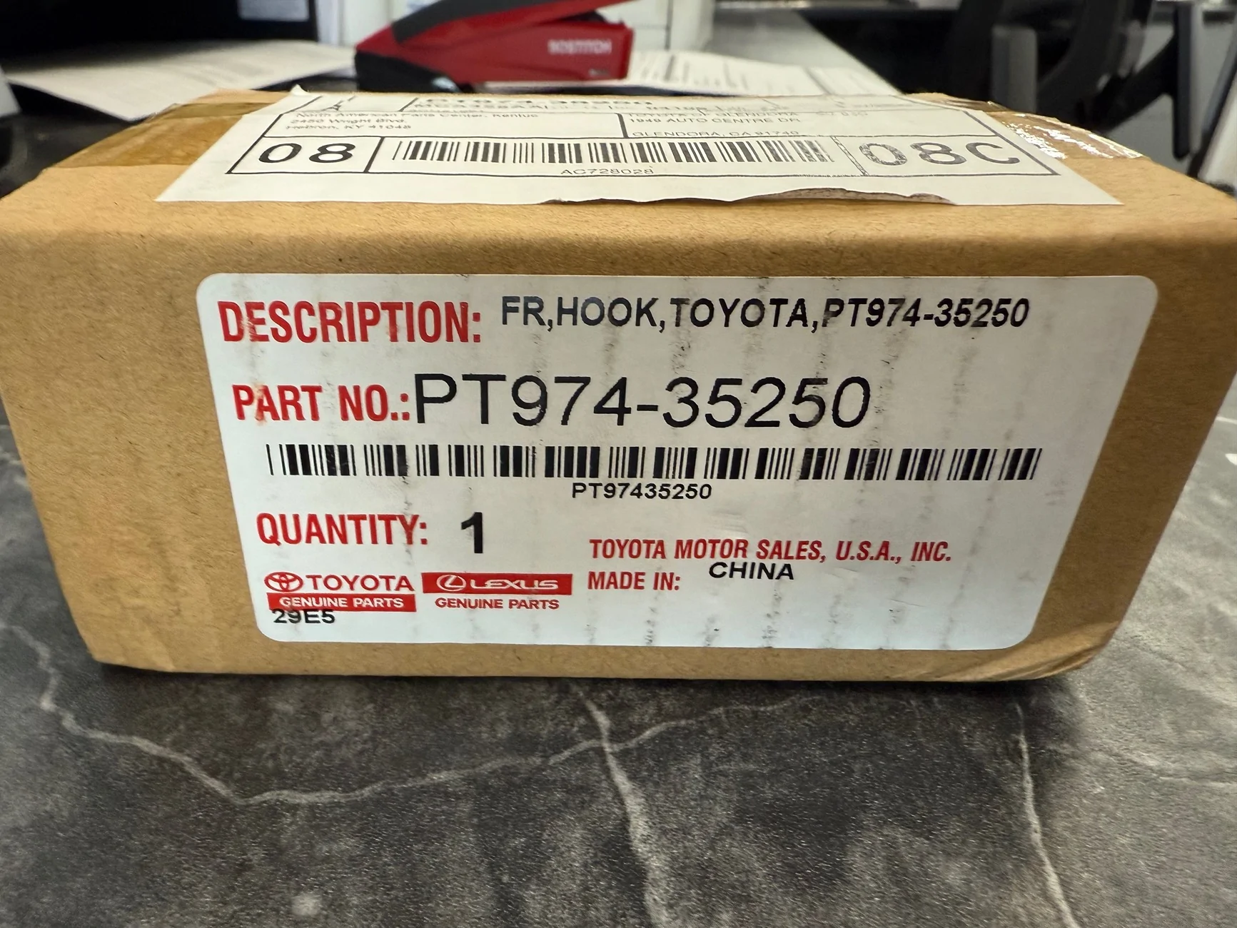 2025 4runner 6th gen A cheap way to have a RED tow hooks IMG_5857