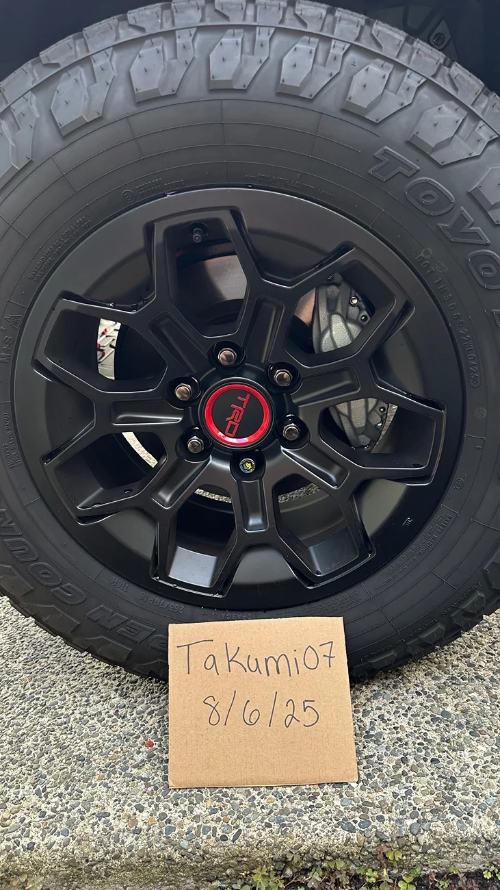 2025 4runner 6th gen FS: SOLD Mint condition OEM TRD Pro Wheels and Tires IMG_1084