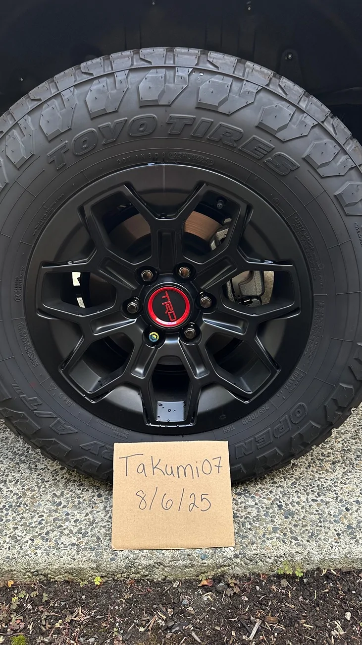 2025 4runner 6th gen FS: SOLD Mint condition OEM TRD Pro Wheels and Tires IMG_1085