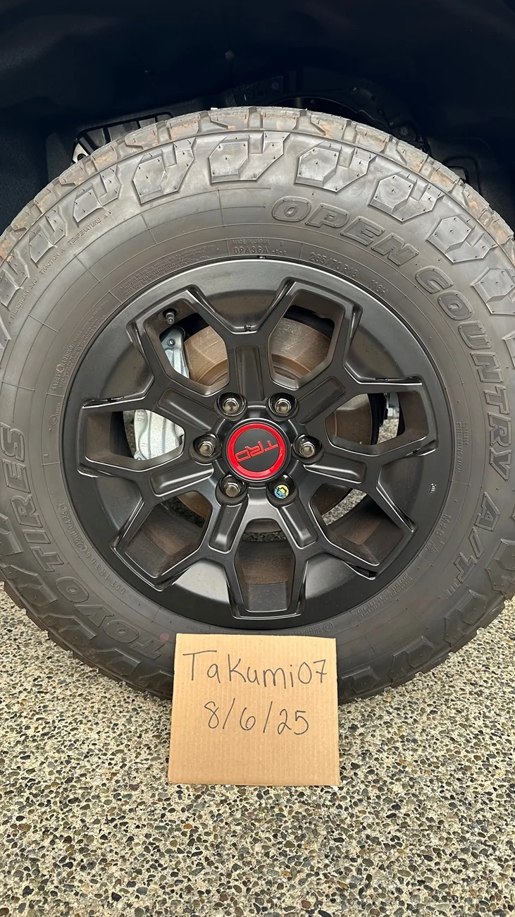 2025 4runner 6th gen FS: SOLD Mint condition OEM TRD Pro Wheels and Tires IMG_1083