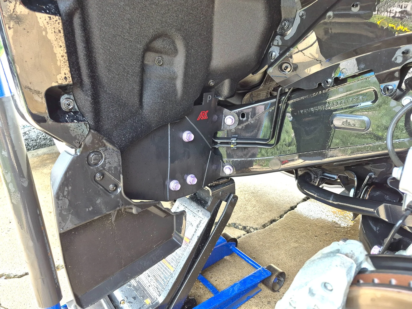 2025 4runner 6th gen ARK Crash Plate Delete Cover installed 3 (1)