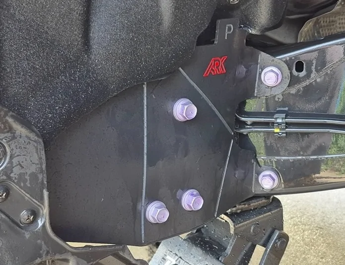 2025 4runner 6th gen ARK Crash Plate Delete Cover installed 3 copy