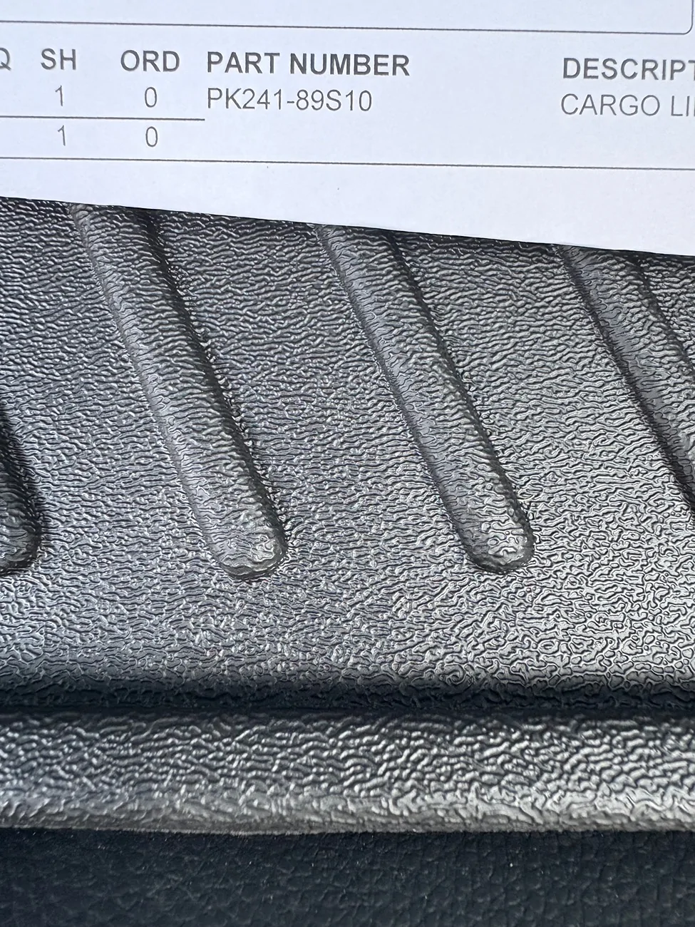 2025 4runner 6th gen Toyota OEM Cargo Liner IMG_5337