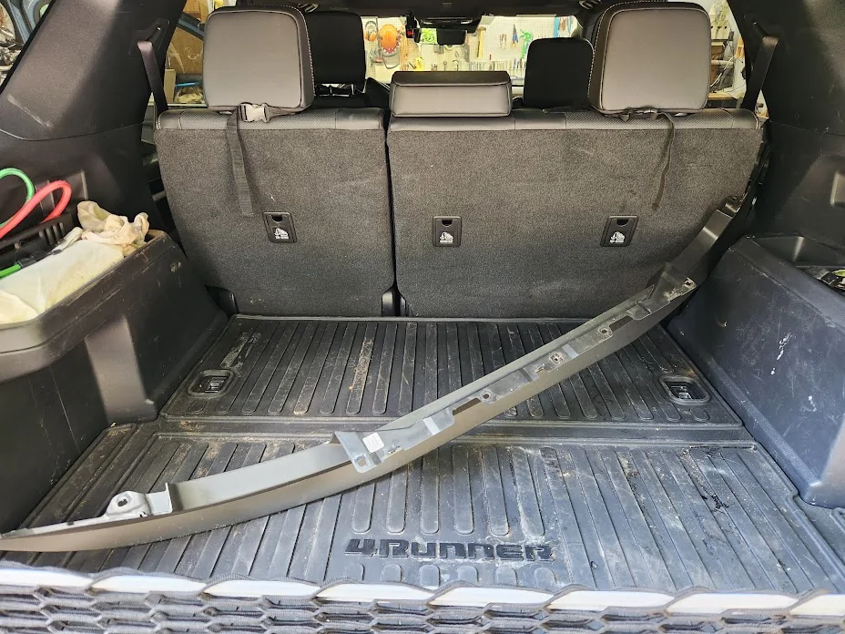 2025 4runner 6th gen Toyota OEM Cargo Liner 20250802_115256