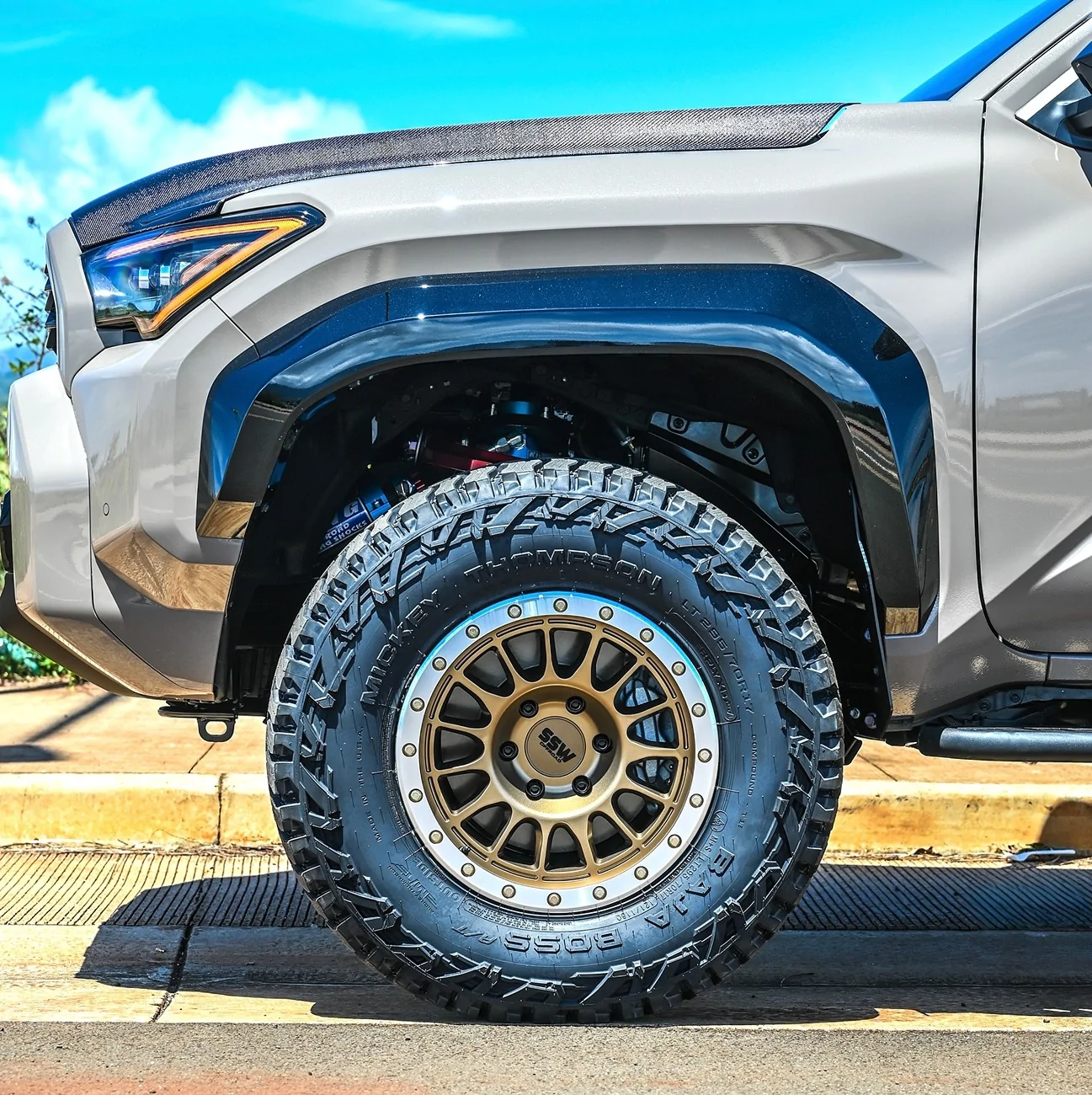 2025 4runner 6th gen Aftermarket Wheels, Bigger Tires, Lift Kits (Compilation) for 2025+ 4Runner 6th Gen -- Add Yours! ch-springs-ssw-0-offset-wheels-baja-boss-295-7-jpg