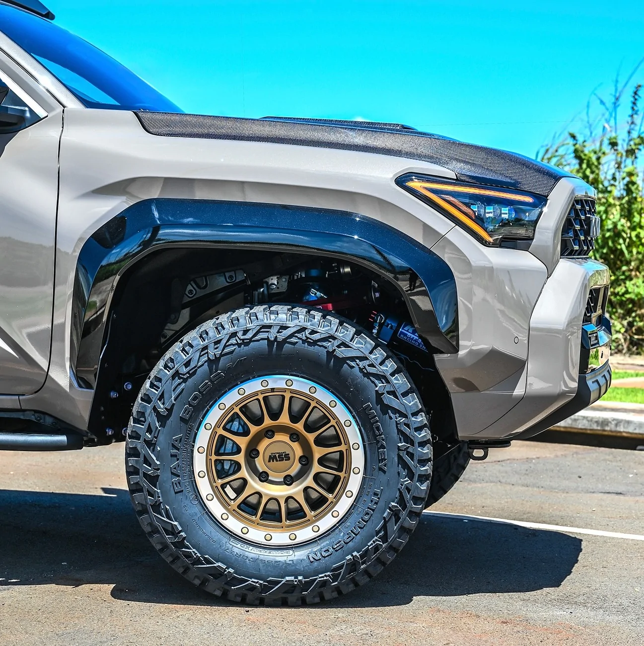 2025 4runner 6th gen Aftermarket Wheels, Bigger Tires, Lift Kits (Compilation) for 2025+ 4Runner 6th Gen -- Add Yours! ch-springs-ssw-0-offset-wheels-baja-boss-295-7-jpg
