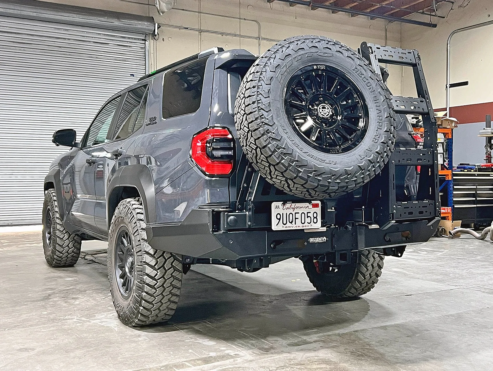 2025 4runner 6th gen Full width rear bumper w/ swing-out tire carrier by Dissent Off-Road (for 6th gen 4Runner) Full width rear bumper w: swing-out tire carrier from Dissent Off-Road (for 6th gen 4Runner) 11