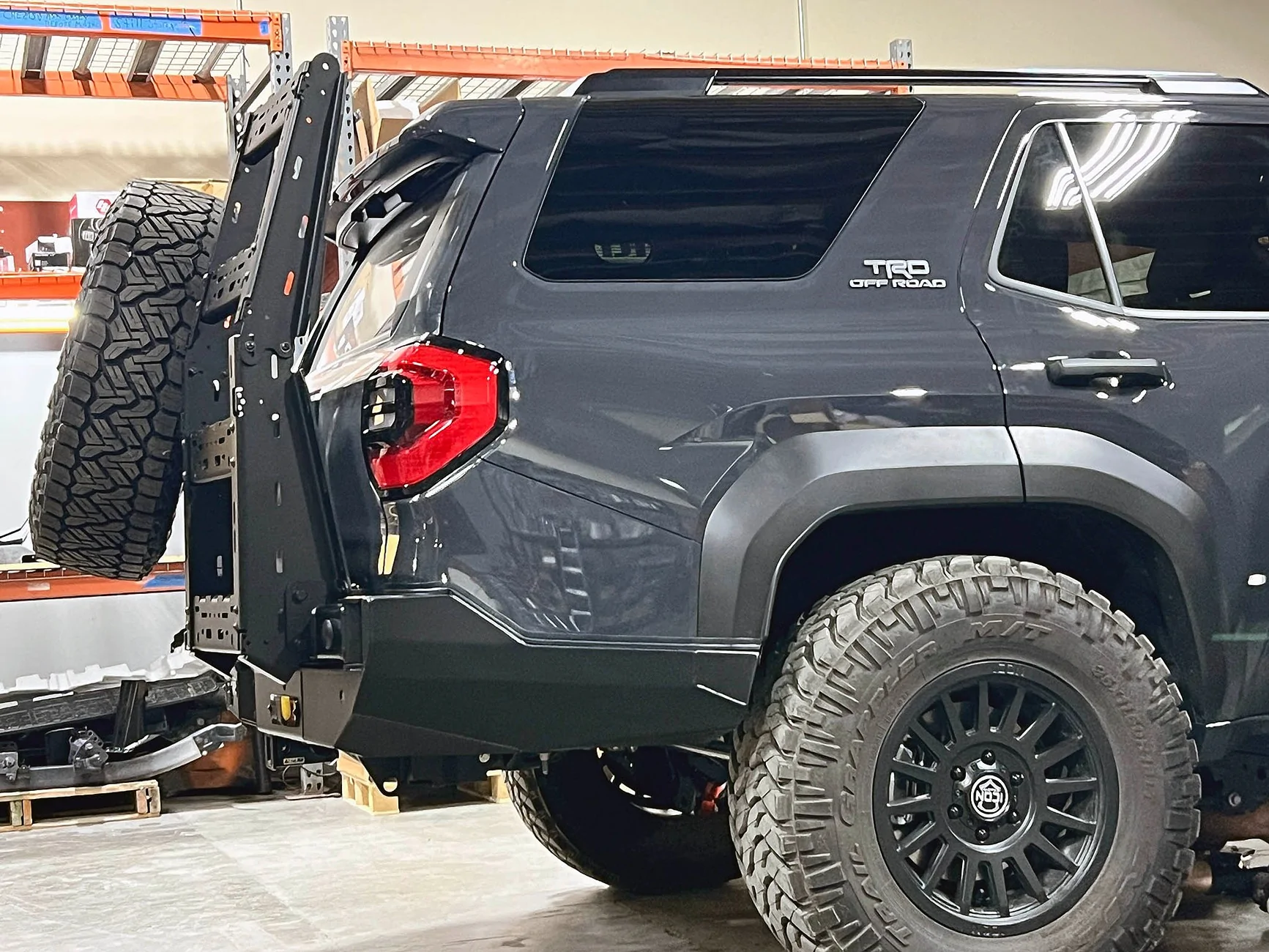 2025 4runner 6th gen Full width rear bumper w/ swing-out tire carrier by Dissent Off-Road (for 6th gen 4Runner) Full width rear bumper w: swing-out tire carrier from Dissent Off-Road (for 6th gen 4Runner) 10